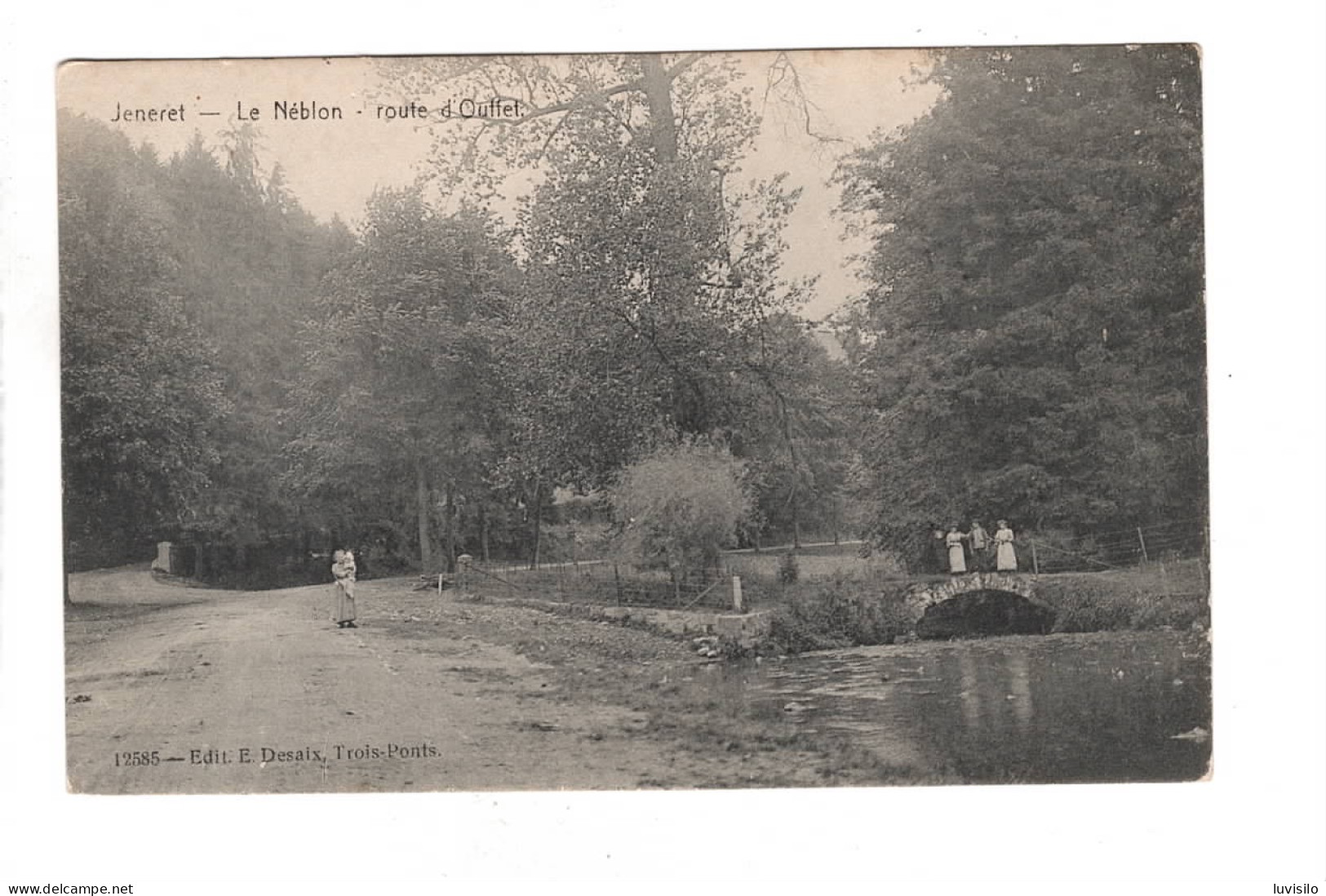 Jeneret Jenneret  Le Neblon - Route D'Ouffet ( Carte Rare ) Durbuy - Durbuy