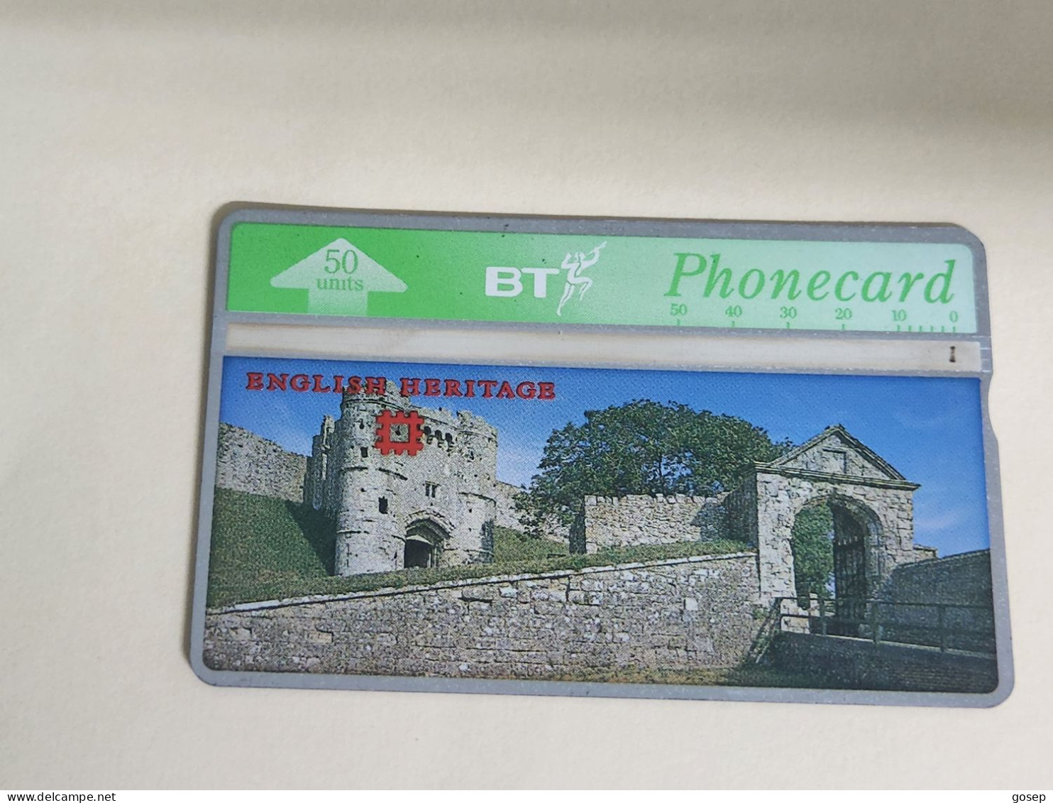 United Kingdom-(BTA105)-HERITAGE-carisbrooke Castle-(172)(50units)(528D35457)price Cataloge3.00£-used+1card Prepiad Free - BT Werbezwecke