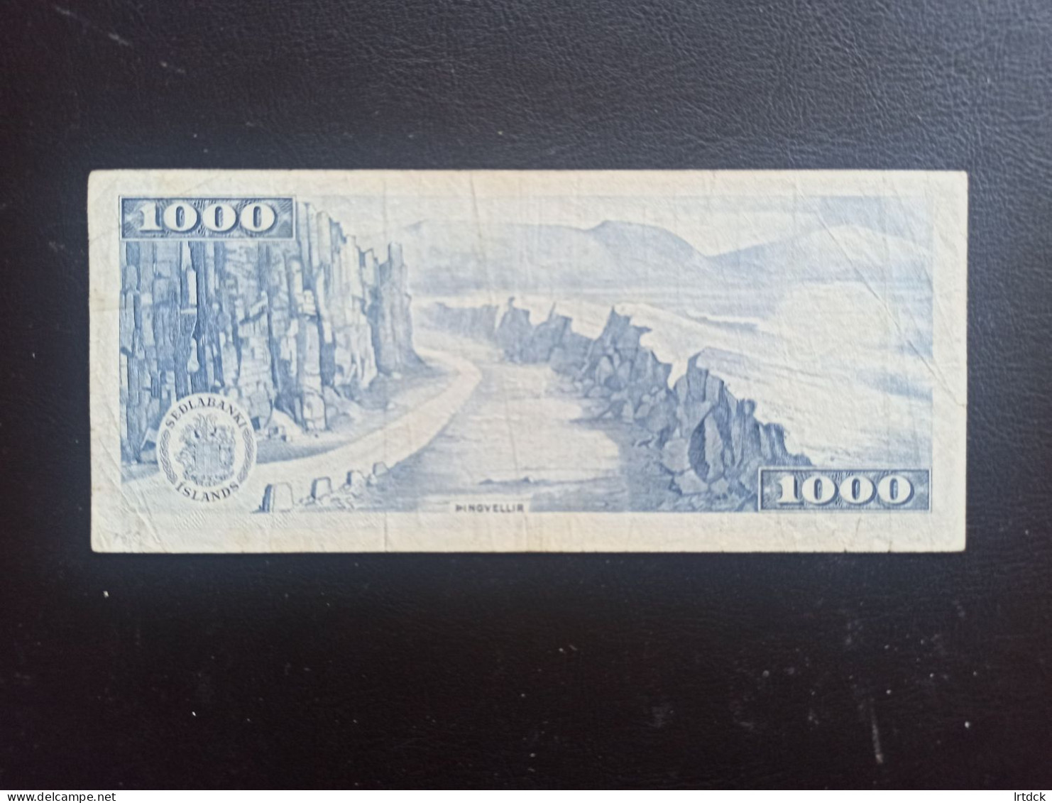 Islande Billet 1000 Kronur 1961 - Islande