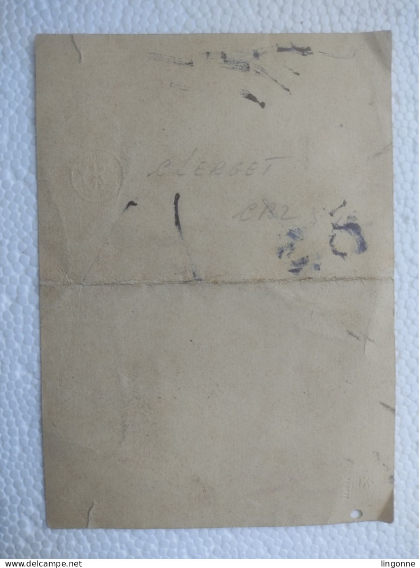 1959 BILLET DE TRAIN TRAFIC ALLEMAGNE LANDAU (PFALZ) FRANCE METZ VILLE CLERGET 13e Régiment De Tirailleurs CA Du 3/13 RT - Documents