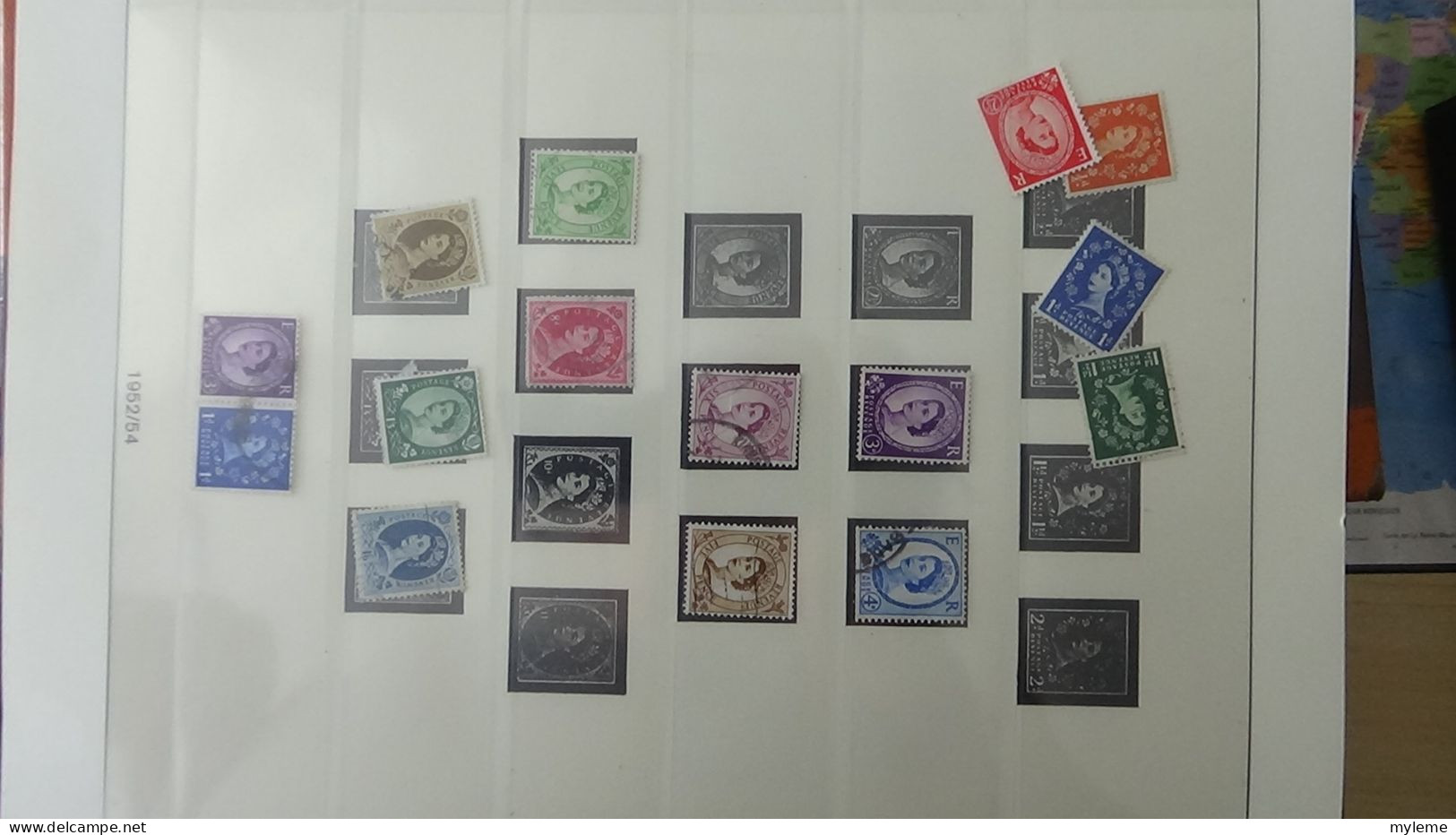 AP122 Reliure LINDNER De Grande Bretagne En Timbres Oblitérés De 1952/54 à 1969 !! - Sammlungen (im Alben)