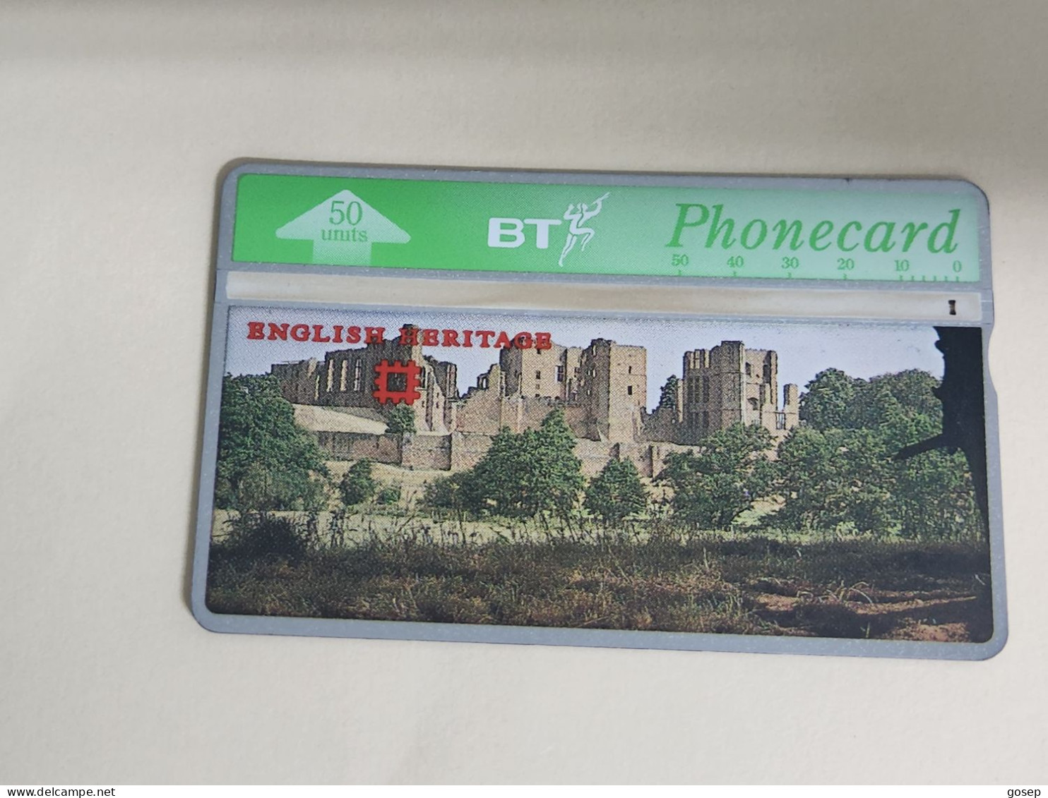 United Kingdom-(BTA108)-HERITAGE-Kenilworth Castle-(182)(50units)(528D70525)price Cataloge3.00£-used+1card Prepiad Free - BT Emissioni Pubblicitarie