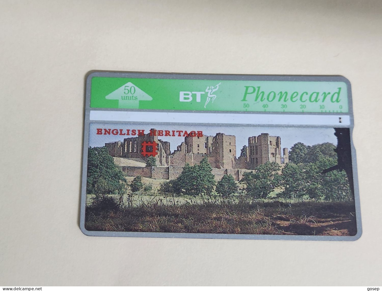 United Kingdom-(BTA108)-HERITAGE-Kenilworth Castle-(183)(50units)(547B40391)price Cataloge3.00£-used+1card Prepiad Free - BT Emissioni Pubblicitarie