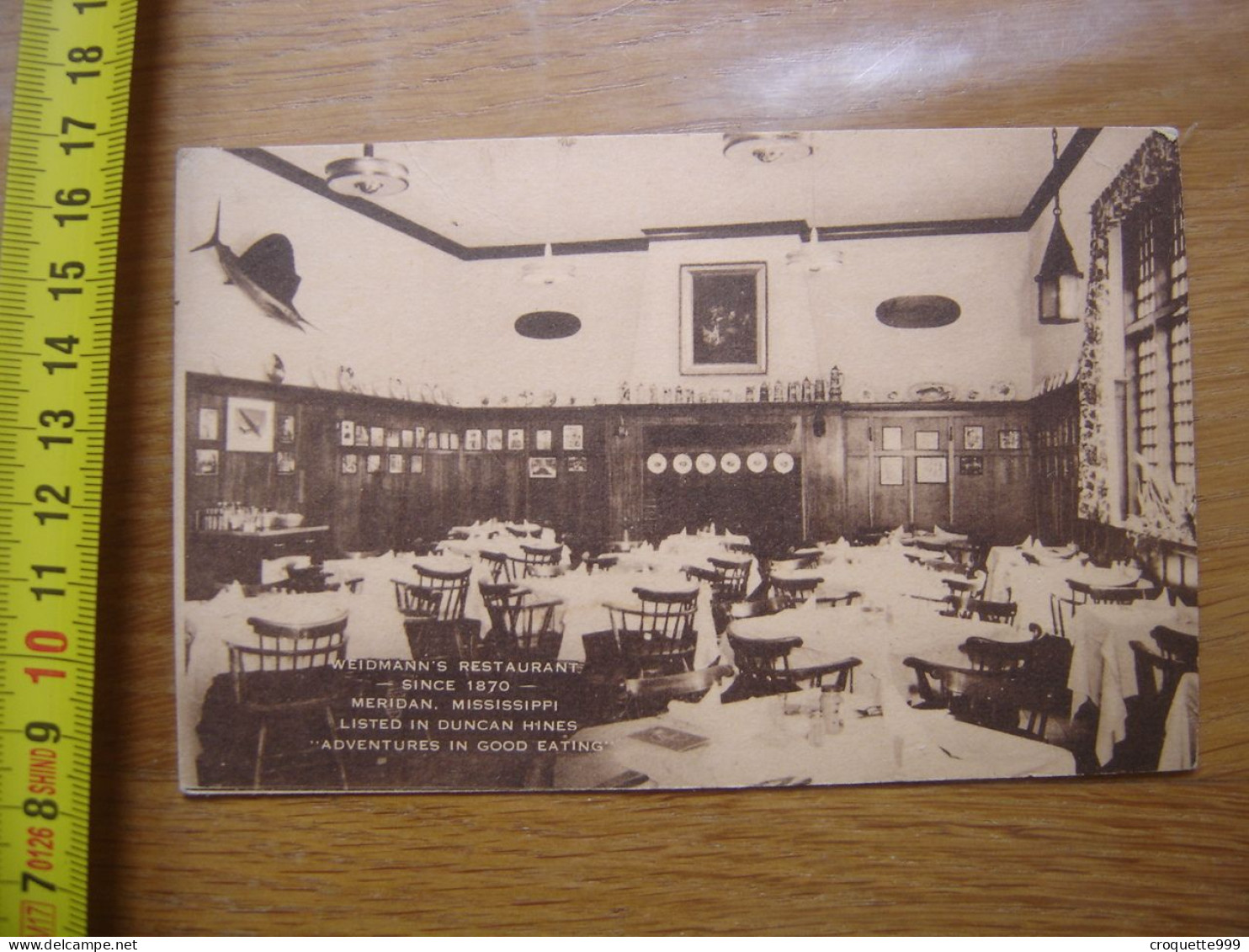 Carte Postale Postcard WEIDMANN'S RESTAURANT Meridian Mississipi - Meridian