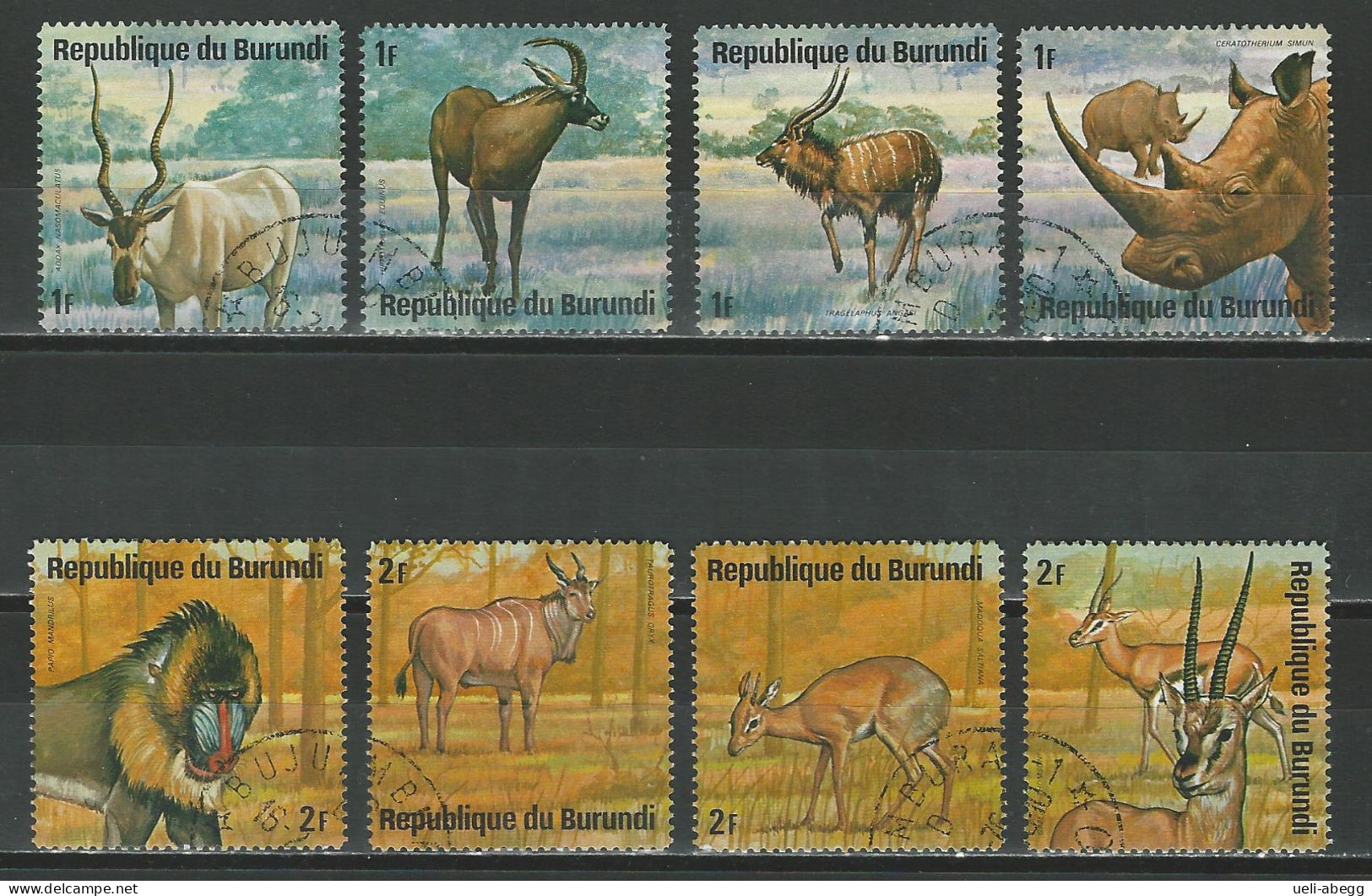 Burundi 1975 Mi 1149-72 Used - Used Stamps