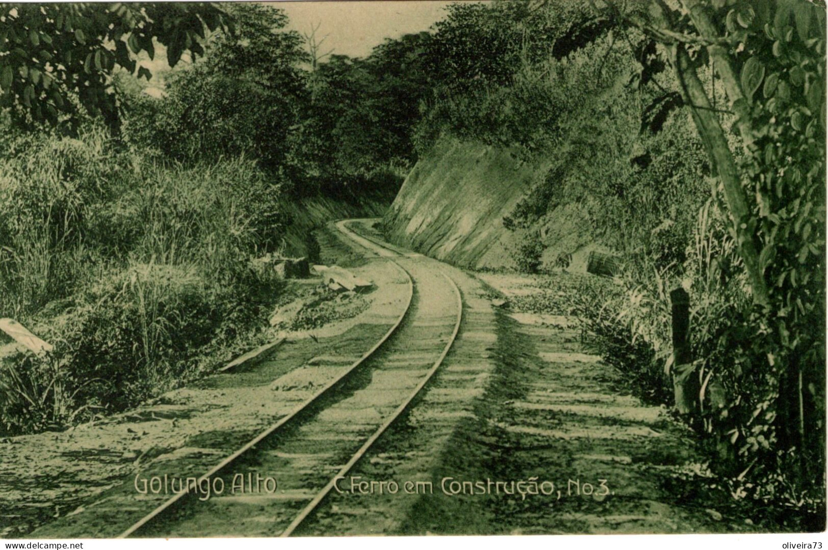 ANGOLA - GOLUNGO ALTO - Caminho De Ferro Em Construção - Angola