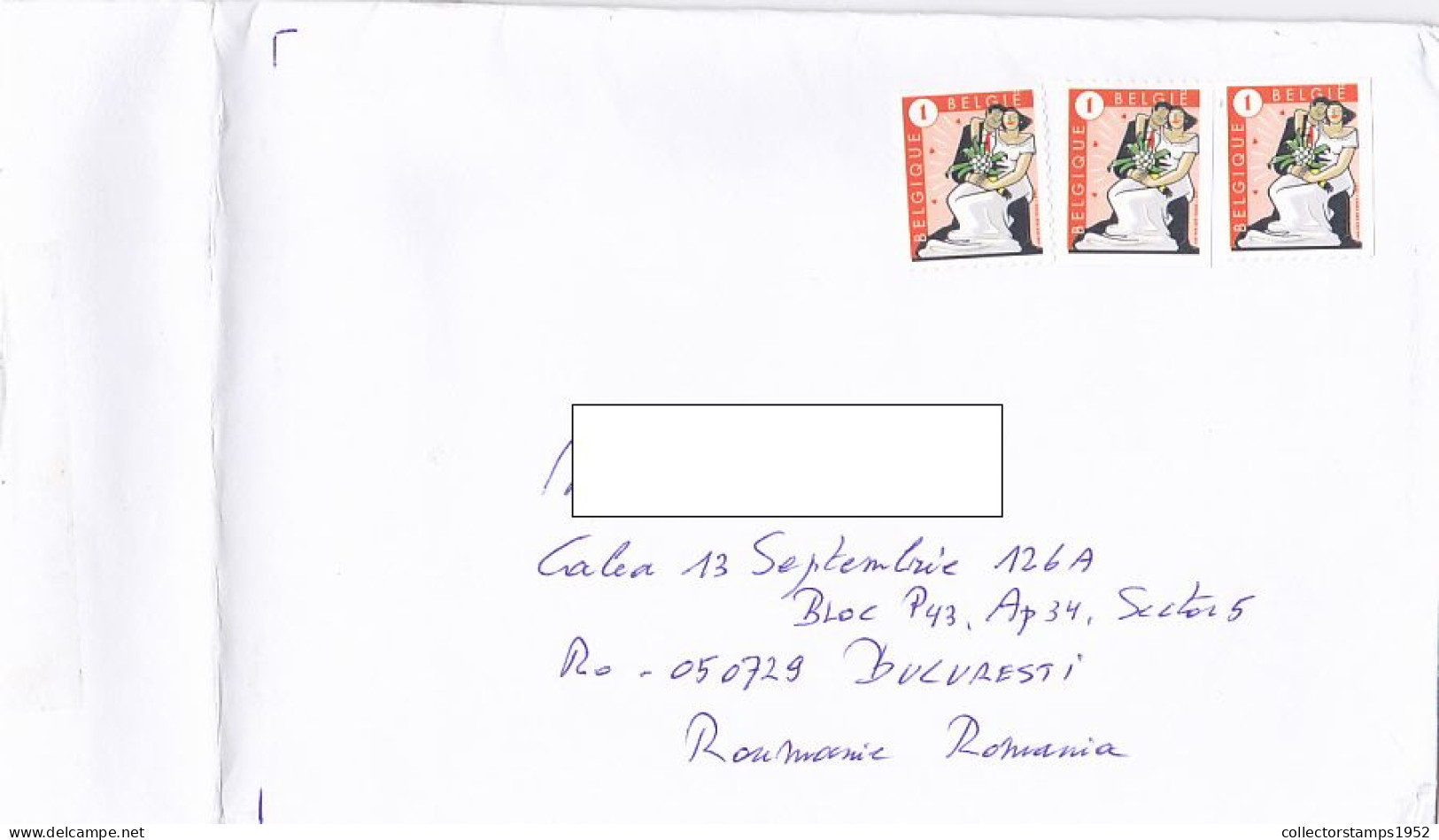 WEDDING, FINE STAMPS ON COVER, 2020, BELGIUM - Brieven En Documenten