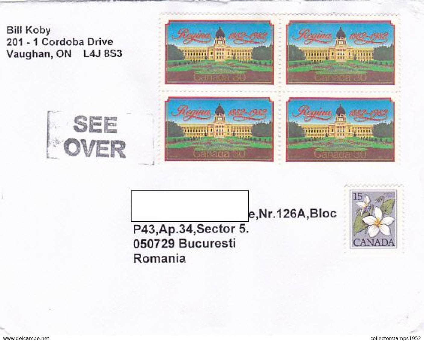 REGINA LEGISLATURE BUILDING, PLANE, MUSIC, CHRISTMAS, TOY HORSE, FINE STAMPS ON COVER, 2021, CANADA - Covers & Documents