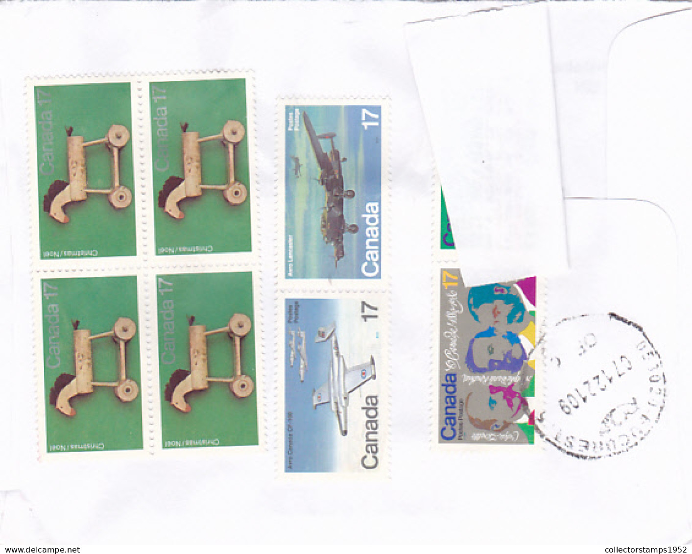 REGINA LEGISLATURE BUILDING, PLANE, MUSIC, CHRISTMAS, TOY HORSE, FINE STAMPS ON COVER, 2021, CANADA - Lettres & Documents