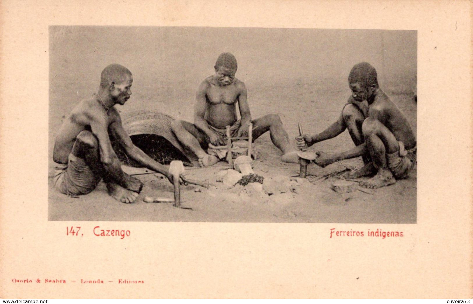 ANGOLA - CAZENGO - Ferreiros Indigenas - Angola
