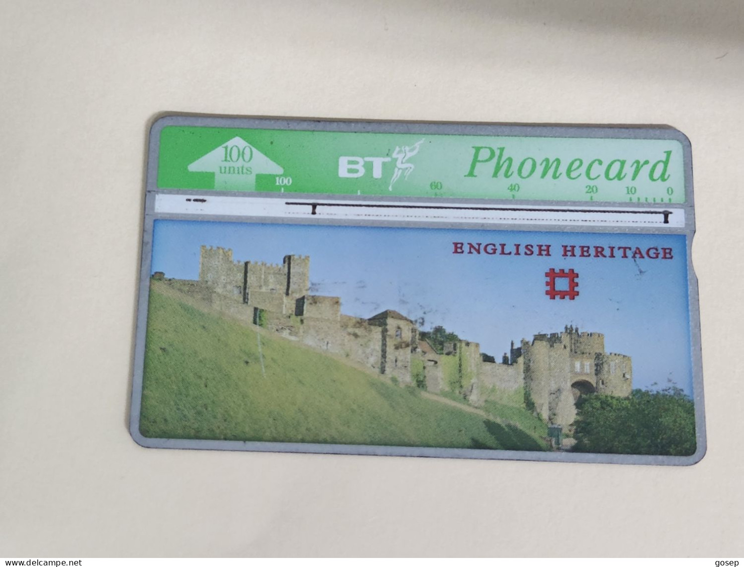 United Kingdom-(BTA116)HERITAGE-Dover Castle-(199)(100units)(577G21046)price Cataloge3.00£-used+1card Prepiad Free - BT Werbezwecke