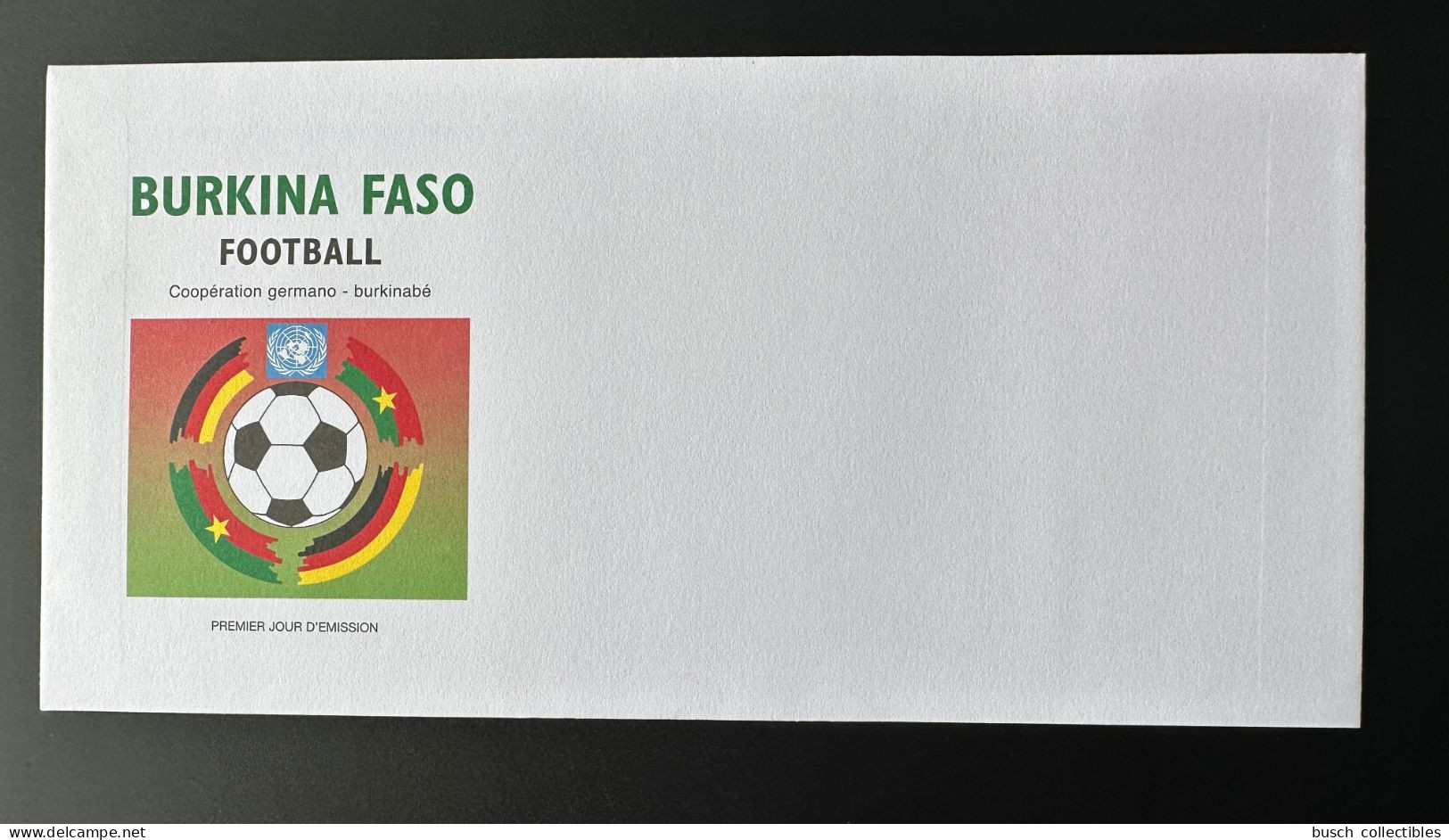 Burkina Faso 2006 Mi. 1890 FDC Non Confectionné Coopération Allemagne Football FIFA World Cup Fußball WM - 2006 – Germany