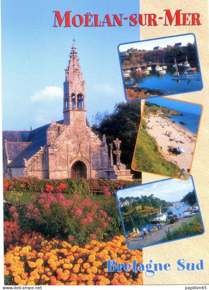 (29) MOELAN SUR MER -  La Chapelle SAINT PHILIBERT - Les Ports De MERRIEN Et De Brigneau Et  La Plage De Trenez - Moëlan-sur-Mer