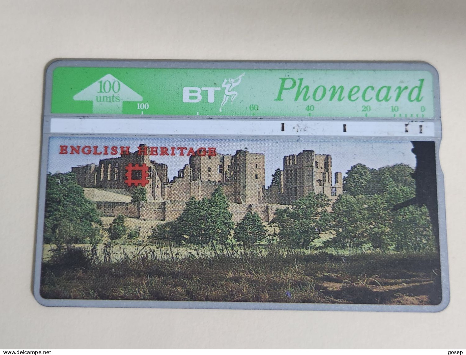 United Kingdom-(BTA118)-HERITAGE-Kenilworth Castle-(207)(100units)(527H18971)price Cataloge3.00£-used+1card Prepiad Free - BT Emissions Publicitaires