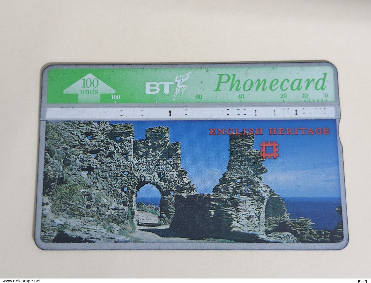 United Kingdom-(BTA121)-HERITAGE-Tintalgel Castle-(208)(100units)(527G38743)price Cataloge3.00£-used+1card Prepiad Free - BT Emissions Publicitaires