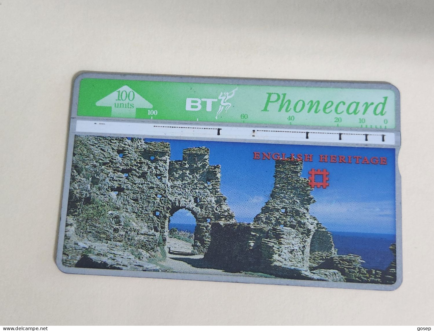 United Kingdom-(BTA121)-HERITAGE-Tintalgel Castle-(209)(100units)(527H03606)price Cataloge3.00£-used+1card Prepiad Free - BT Emissions Publicitaires