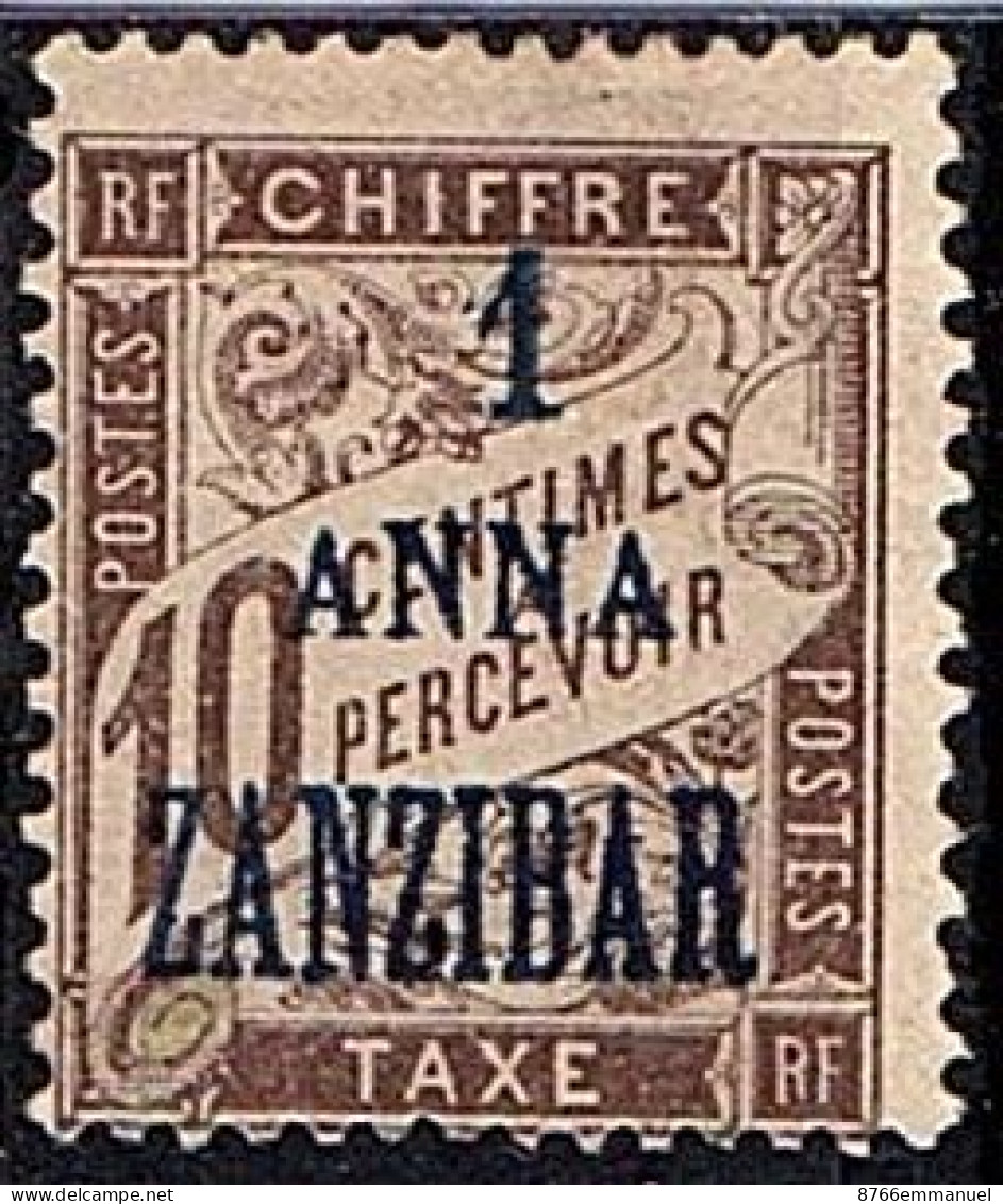 ZANZIBAR TAXE N°2 NSG - Unused Stamps