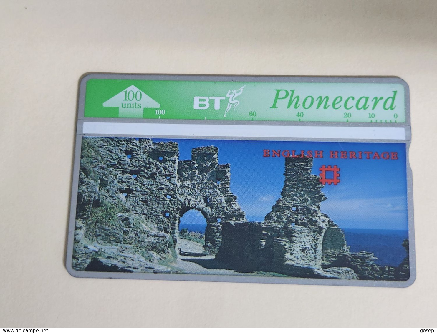 United Kingdom-(BTA121)-HERITAGE-Tintalgel Castle-(210)(100units)(527H06941)price Cataloge3.00£-used+1card Prepiad Free - BT Emissioni Pubblicitarie