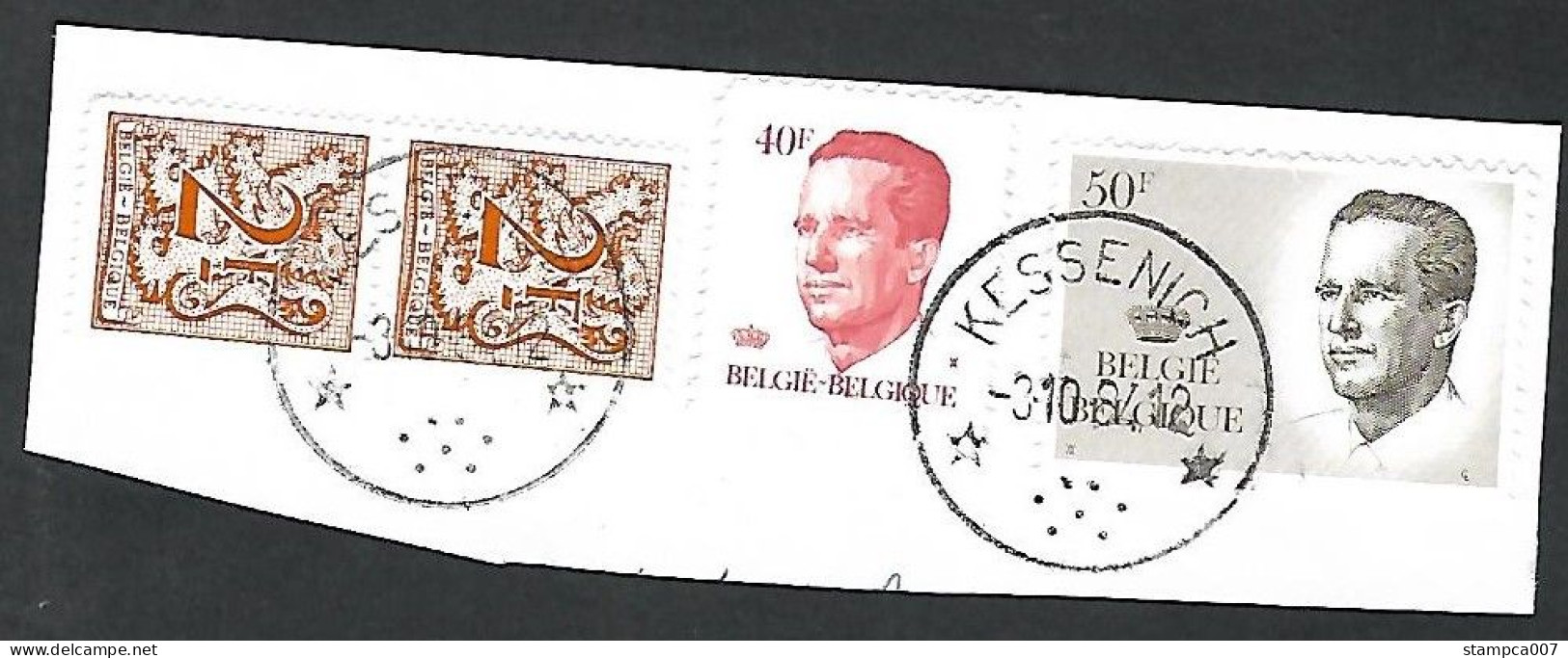 OCB Nr 2127  Boudewijn Baudouin Velghe Centrale Stempel Ster Etoile Relais Kessenich ( Bij Kinrooi ) - 1981-1990 Velghe