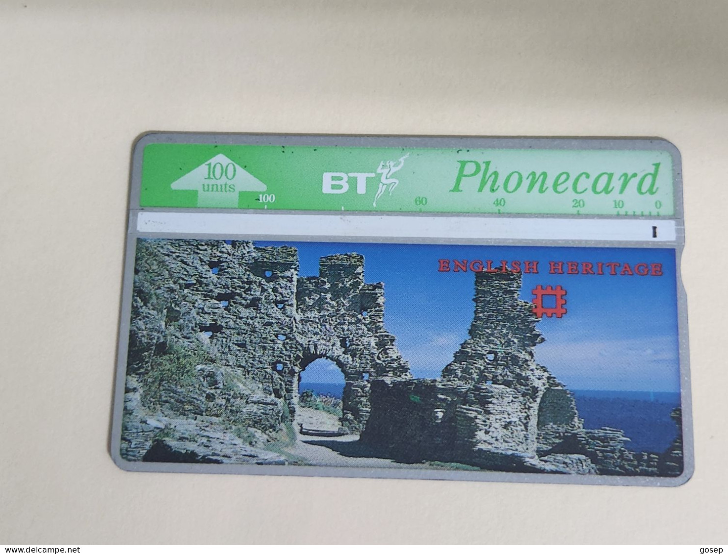 United Kingdom-(BTA121)-HERITAGE-Tintalgel Castle-(211)(100units)(527H71503)price Cataloge3.00£-used+1card Prepiad Free - BT Emissions Publicitaires