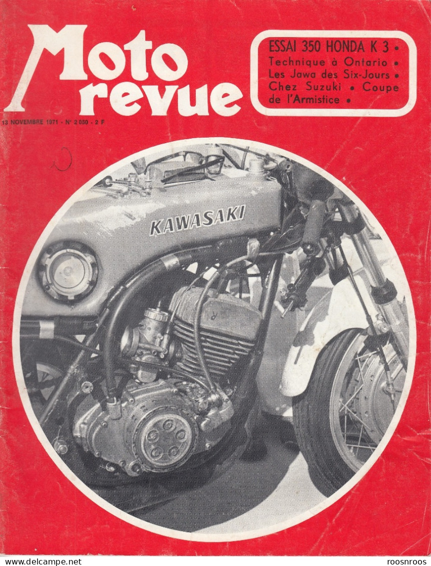 MOTO REVUE N° 2050 1971-  ESSAI 350 HONDA K3 - Motorrad