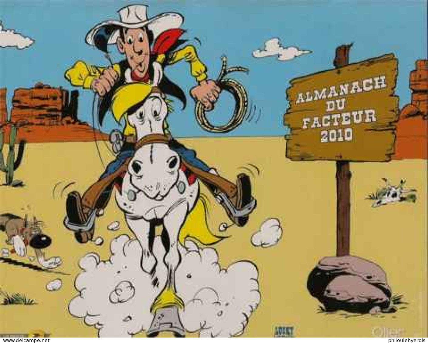 CALENDRIER 2010  LUCKY LUKE - Grand Format : 2001-...