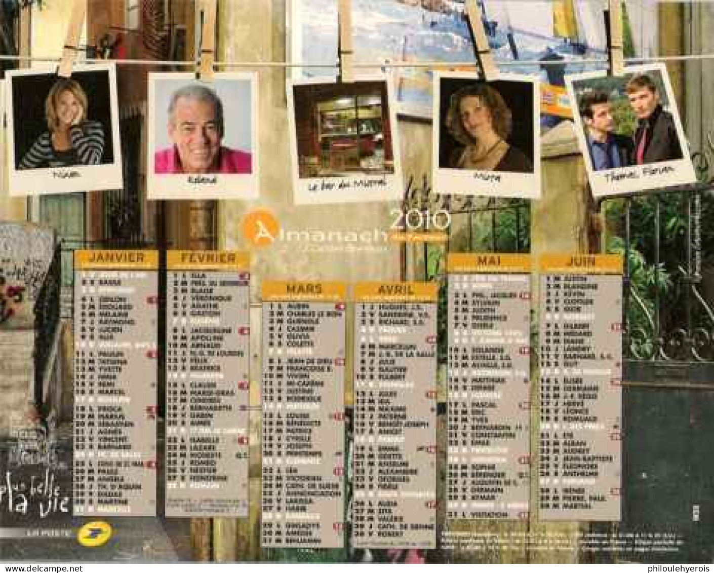 CALENDRIER 2010  PLUS BELLE LA VIE Marseille - Formato Grande : 2001-...