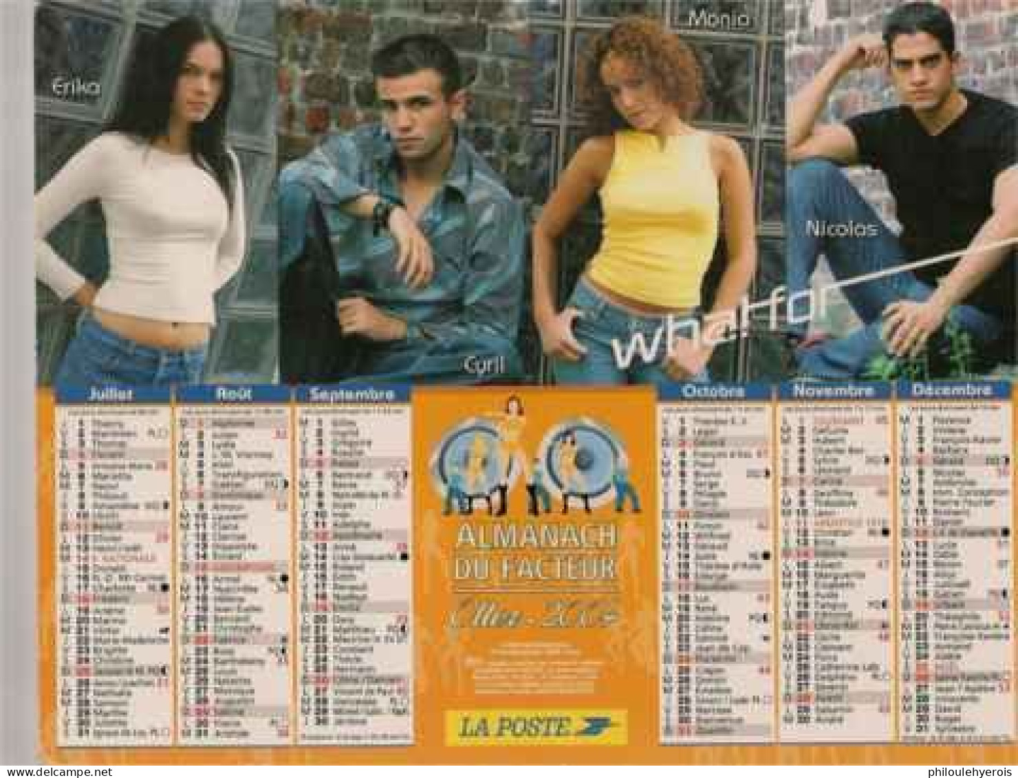 CALENDRIER 2004  WHATFOR Groupe De Musique - Grossformat : 2001-...