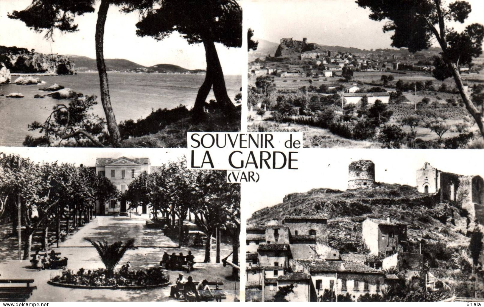 17644  Souvenir De LA GARDE          (2 Scans) 83 - La Garde