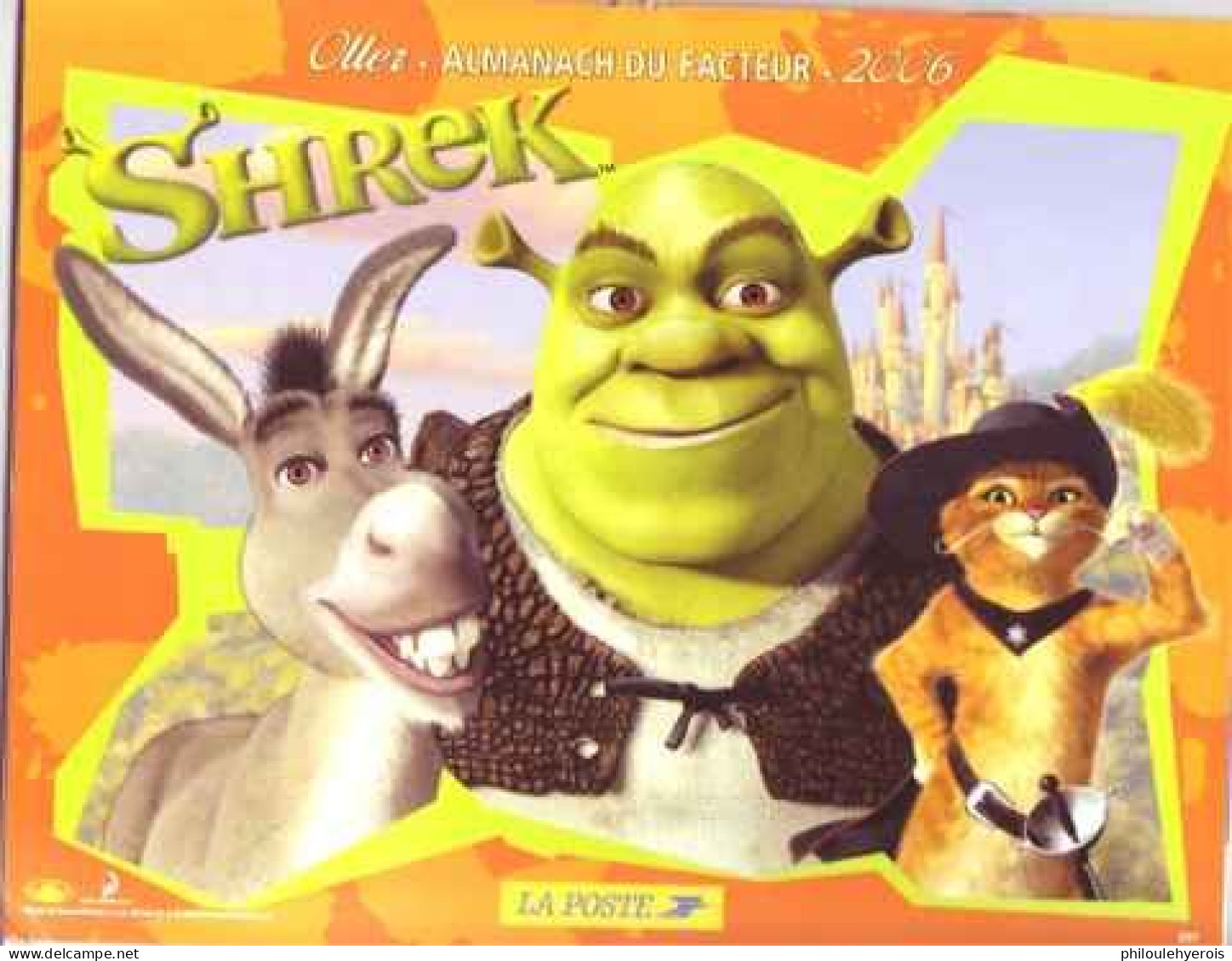 CALENDRIER 2006  SHREK  Dreamworks - Tamaño Grande : 2001-...