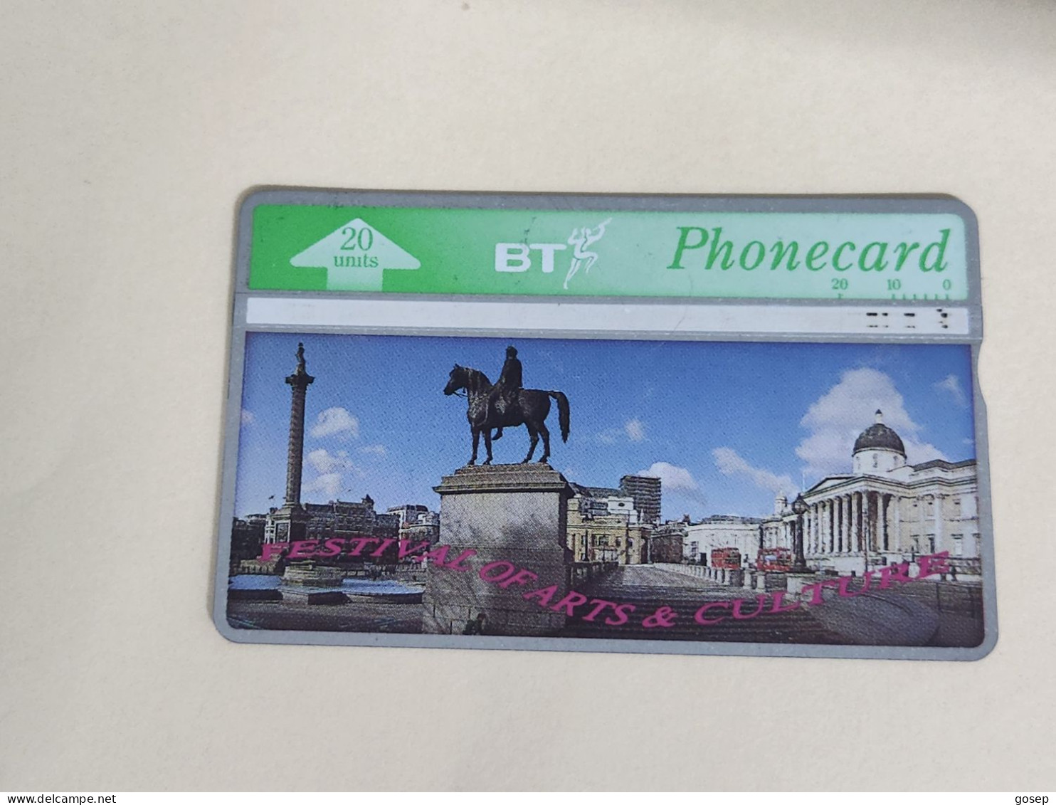 United Kingdom-(BTA127)-FESTIVAL Of Arts& Culture-(223)(20units)(528B00130)price Cataloge3.00£-used+1card Prepiad Free - BT Emissioni Pubblicitarie