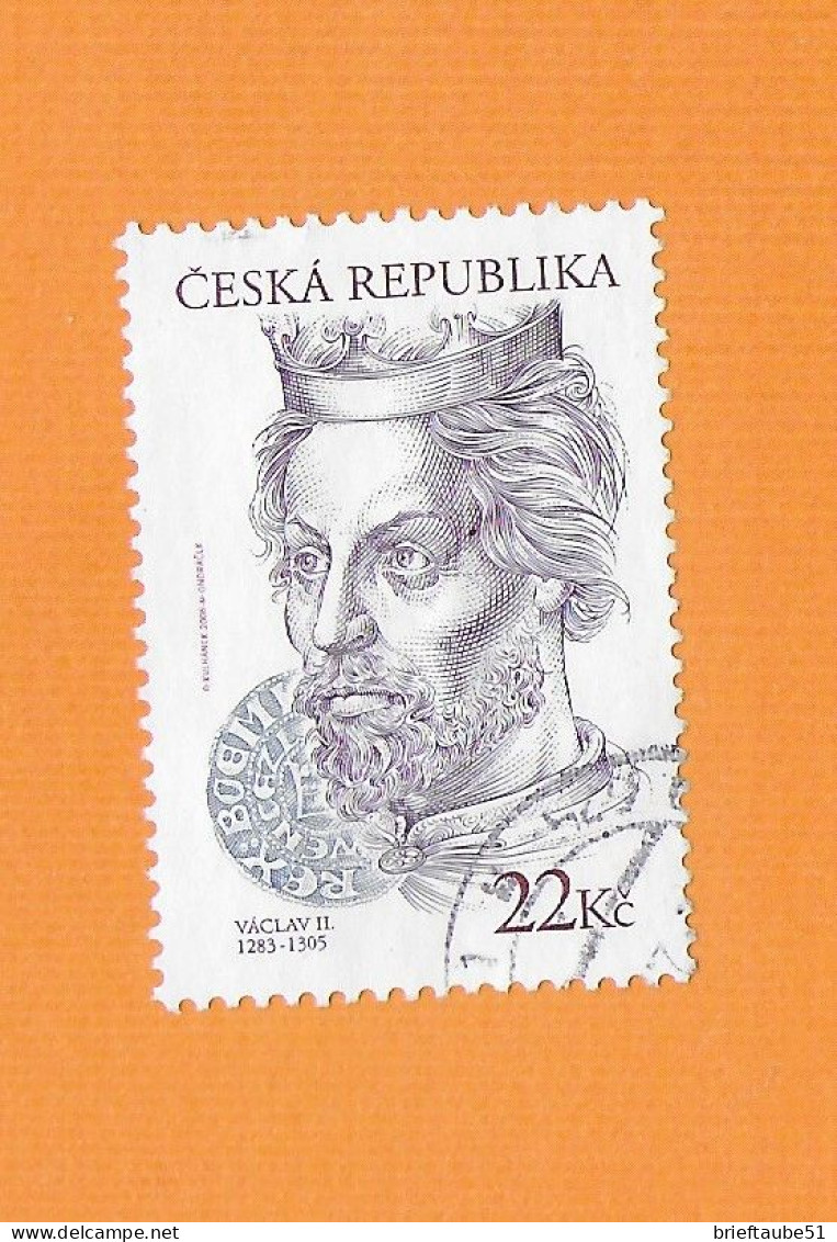 CZECH REPUBLIC 2006  Gestempelt°Used  MiNr. 479 (aus Block 24) "Die Könige Der Premysliden # Wenzel III." - Oblitérés