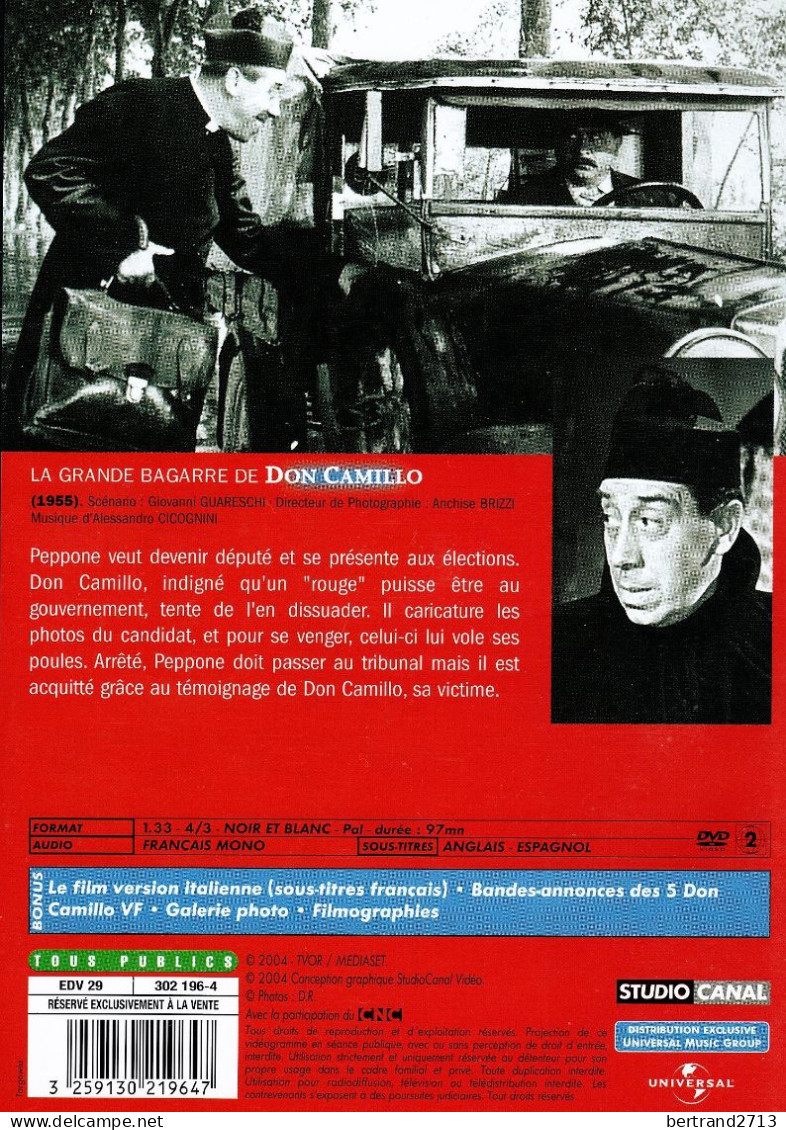 Don Camillo L'Integrale 8 DVD Box Fernandel
