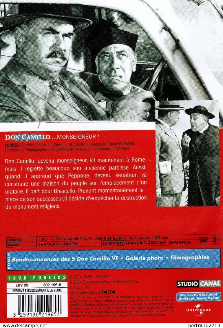 Don Camillo L'Integrale 8 DVD Box Fernandel