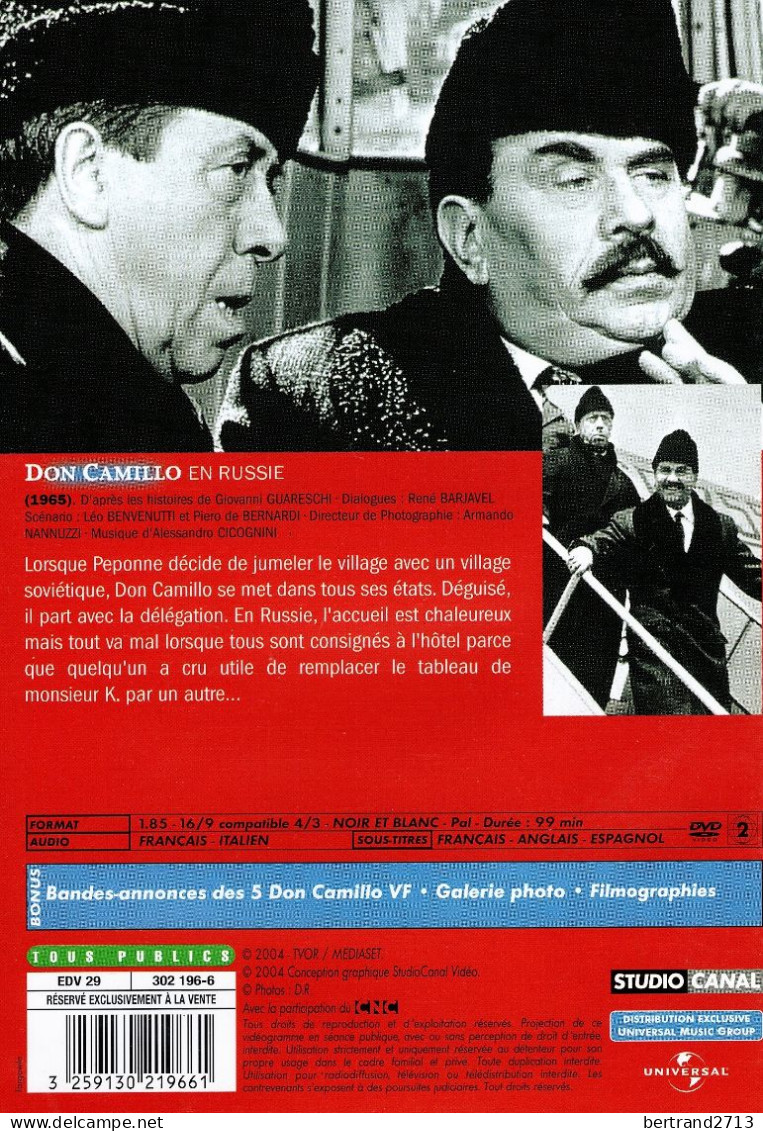 Don Camillo L'Integrale 8 DVD Box Fernandel