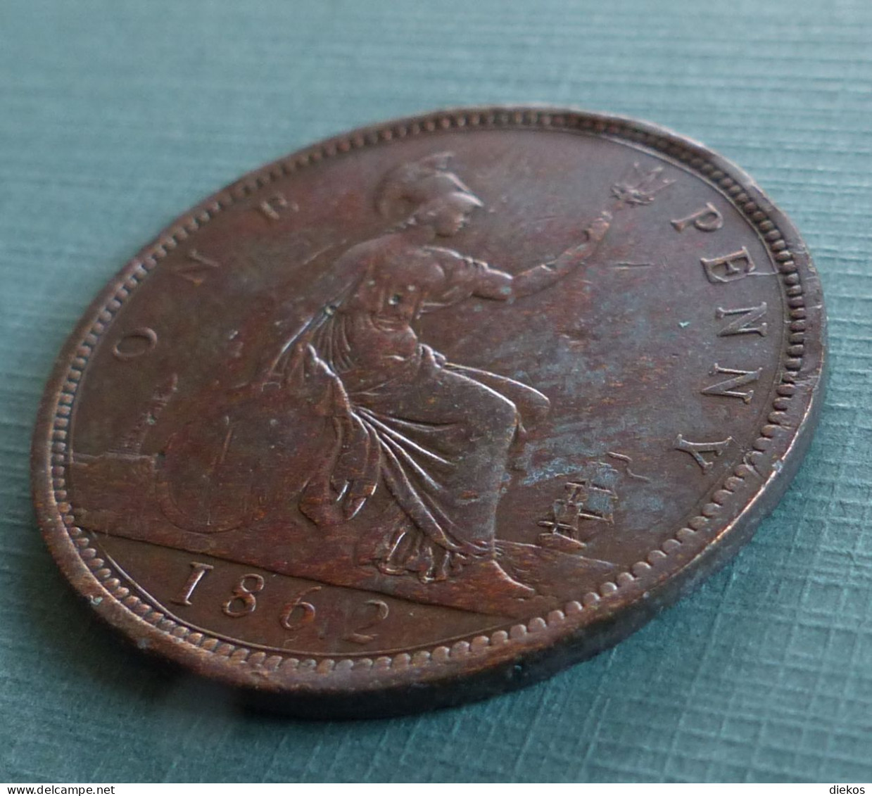 GB 1 Penny  1862   9,50 Gramm   30 Mm  #m246 - D. 1 Penny