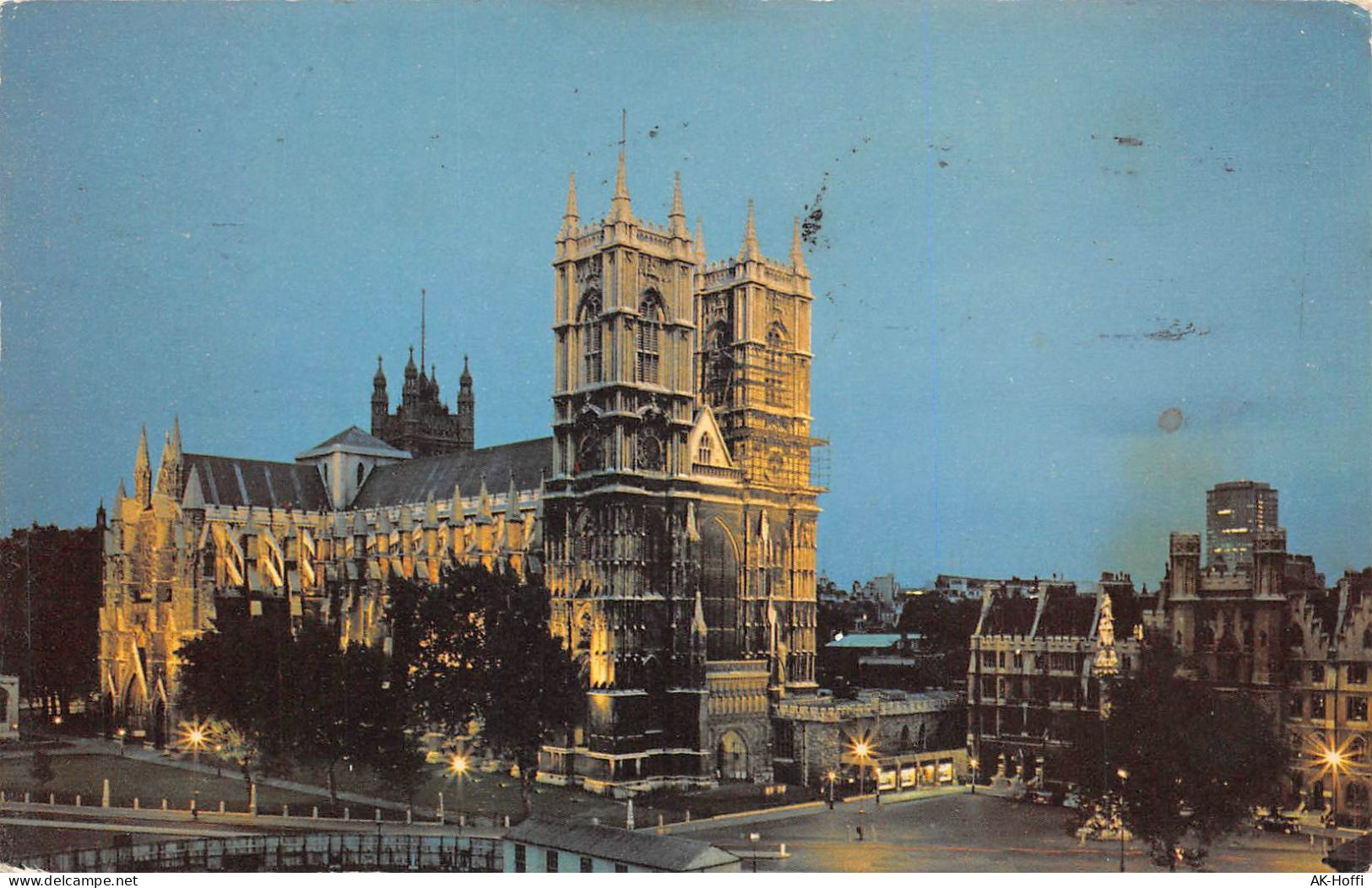 WESTMINSTER ABBEY, LONDON, FLOODLIT (1681) - Westminster Abbey