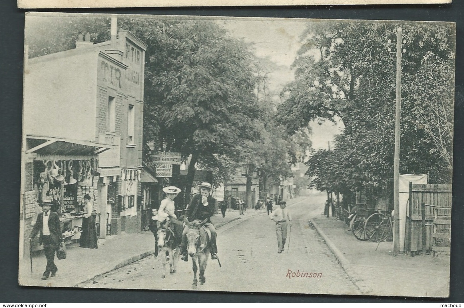 Saint Quentin En Yvelines - Robinson , Parisiens à Cheval Sur Des Anes -maca 4632 - St. Quentin En Yvelines