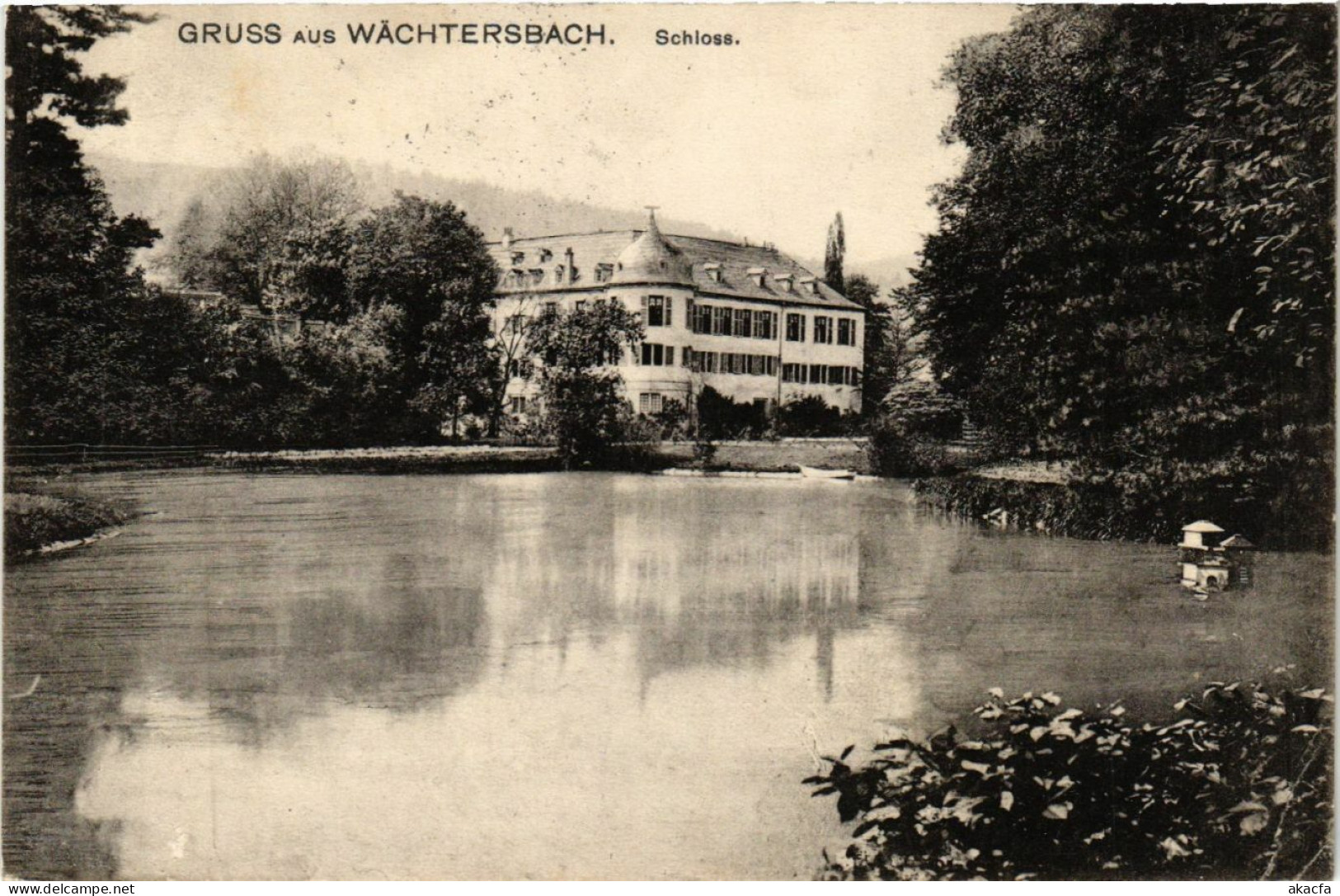 CPA AK Gruss Aus WACHTERSBACH Schloss GERMANY (865467) - Main - Kinzig Kreis