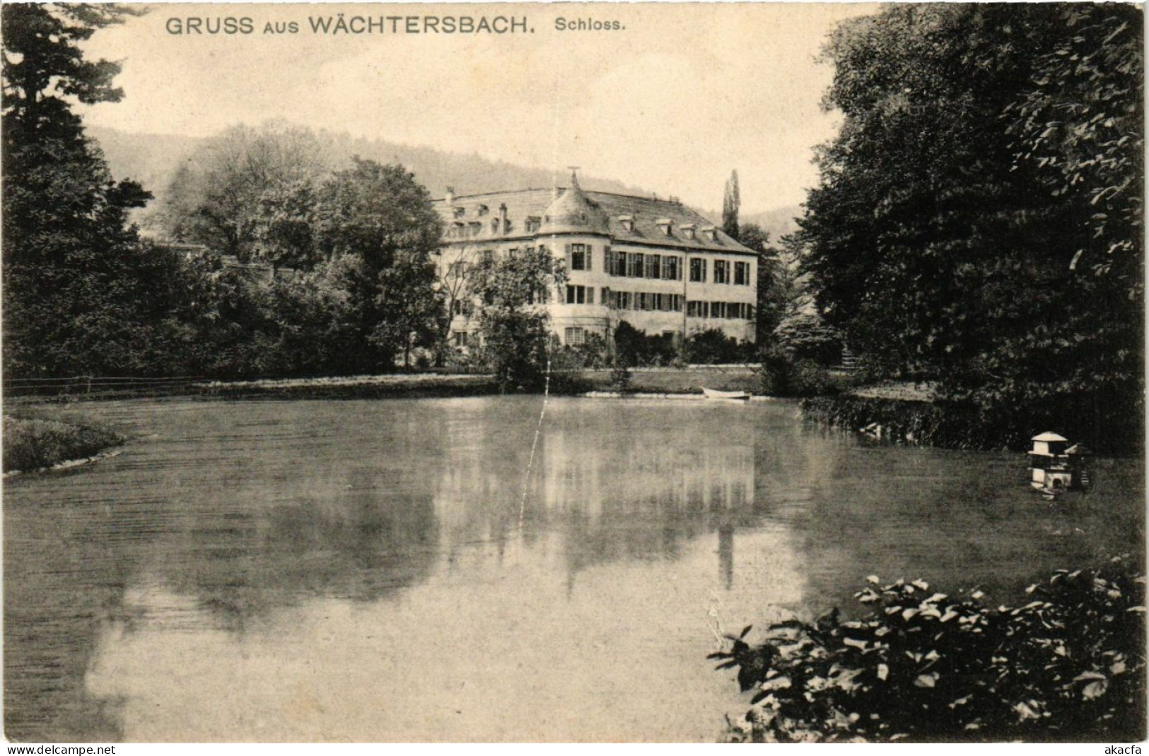 CPA AK Gruss Aus WACHTERSBACH Schloss GERMANY (865468) - Main - Kinzig Kreis