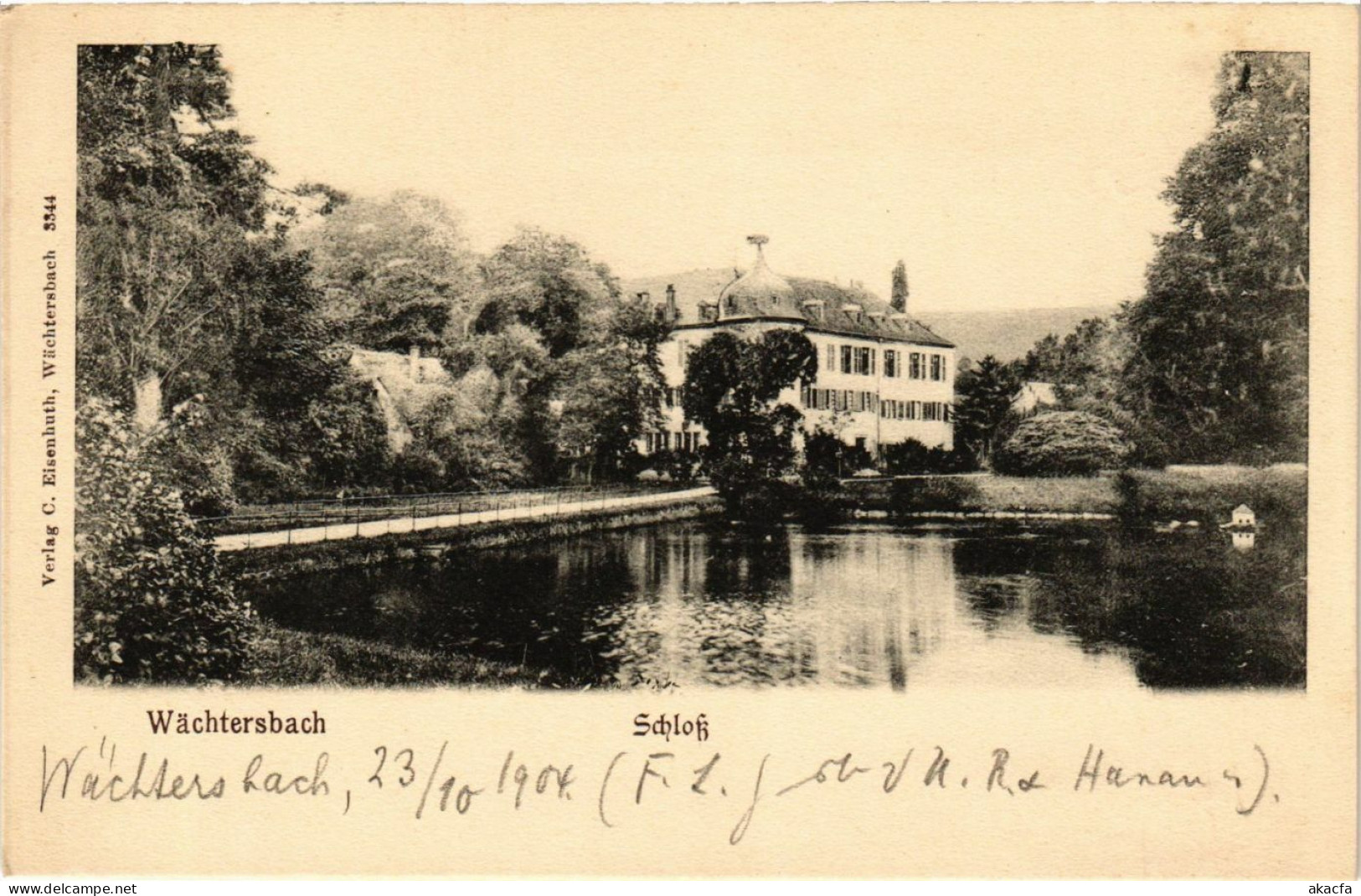 CPA AK Wachtersbach Schloss GERMANY (865460) - Main - Kinzig Kreis