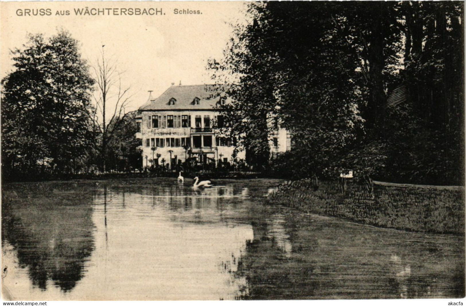 CPA AK Gruss Aus WACHTERSBACH Schloss GERMANY (865465) - Main - Kinzig Kreis