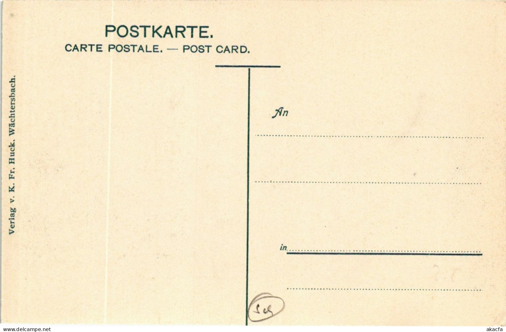 CPA AK Gruss Aus WACHTERSBACH Schloss GERMANY (865465) - Main - Kinzig Kreis