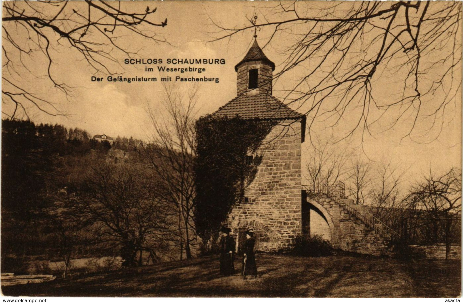 CPA AK Schloss SCHAUMBURG Gefangnisturm Mit PASCHENBURG (865125) - Schaumburg