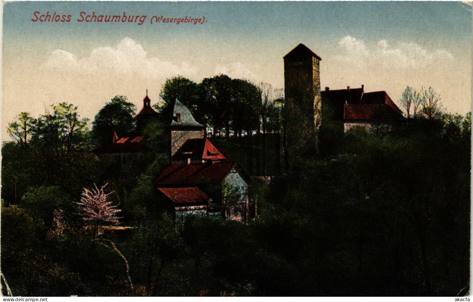 CPA AK Schloss SCHAUMBURG Wesergebirde (865111) - Schaumburg