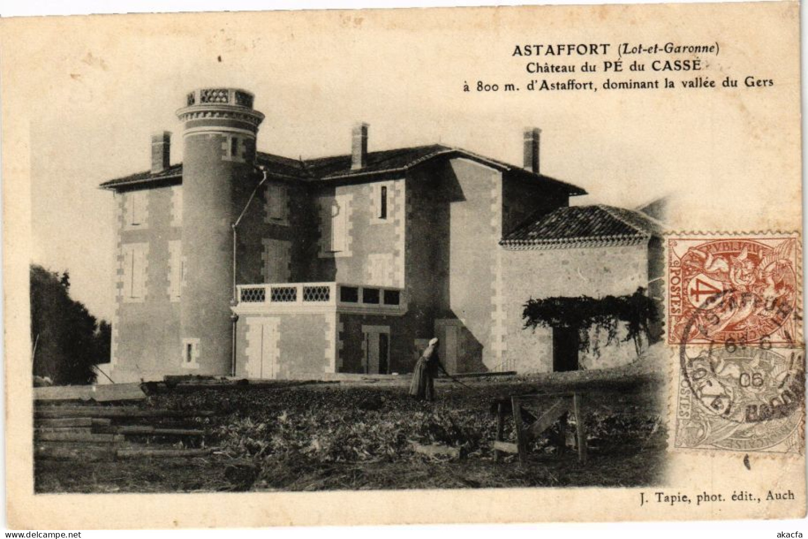 CPA ASTAFFORT - Chateau De PE Du CASSE (251465) - Astaffort