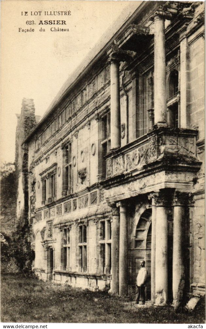 CPA Le Lot Illustre - ASSIER - Facade Du Chateau (224114) - Assier