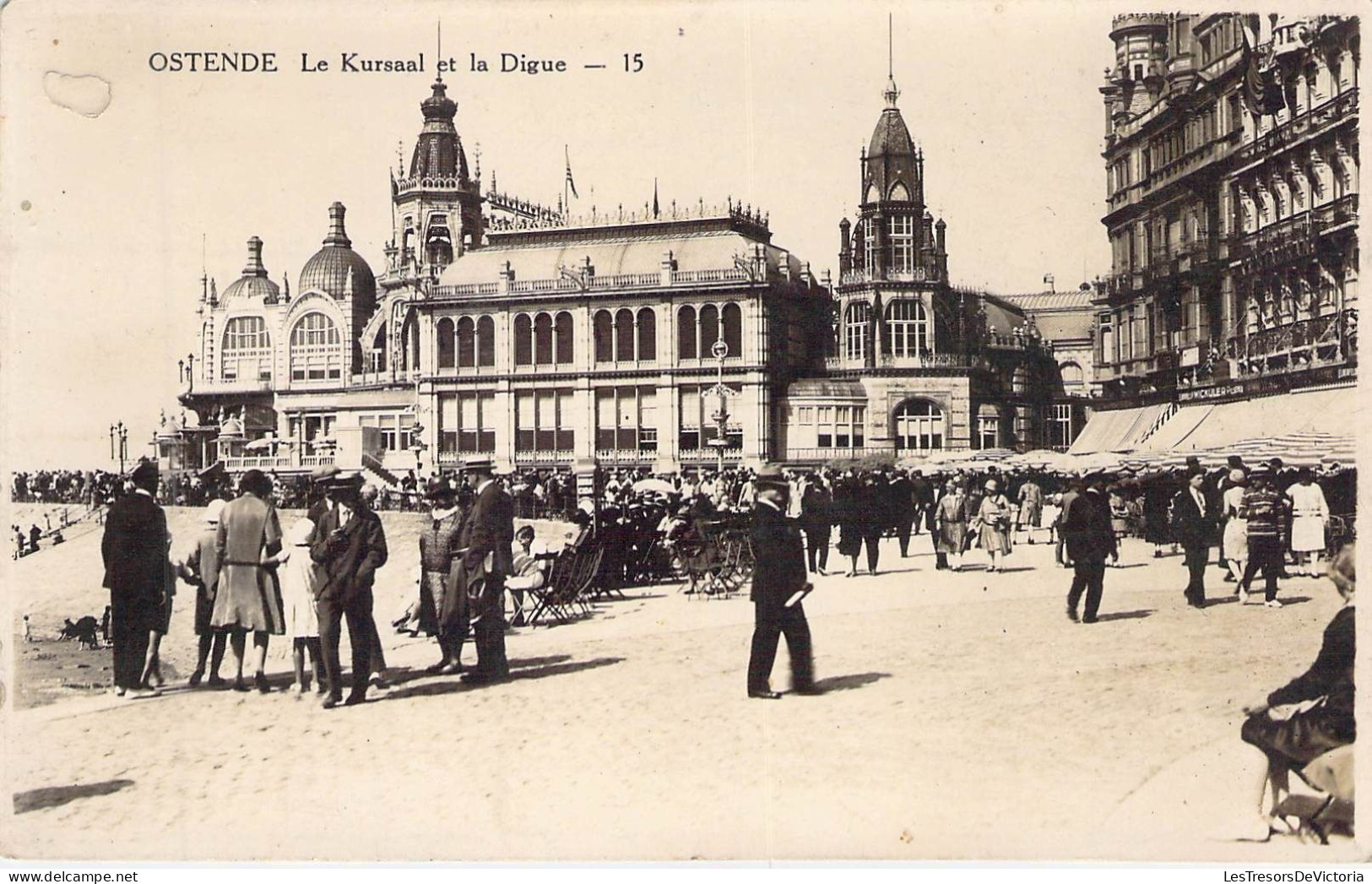 BELGIQUE - OSTENDE - Le Kursaal Et La Digue - Editeur Em Goes - Carte Postale Ancienne - Blankenberge