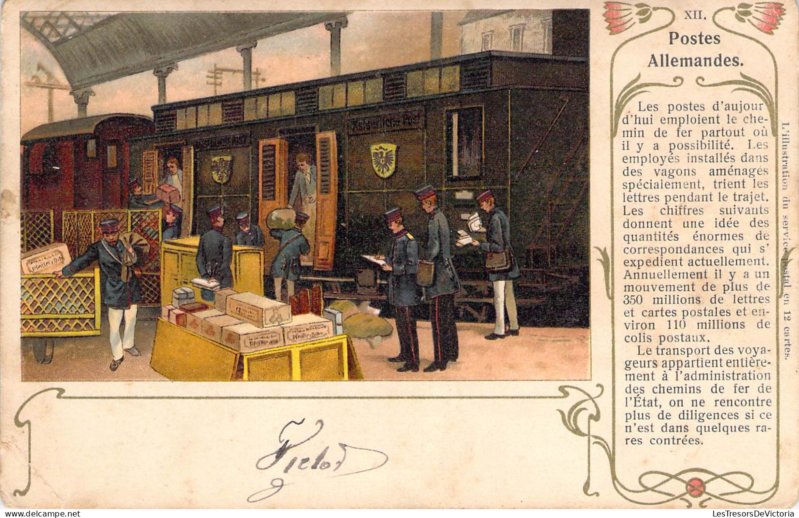 Allemagne - Postes Allemandes - Illustration Du Service Postal En 12 Cartes - Colorisé - Carte Postale Ancienne - Koeln