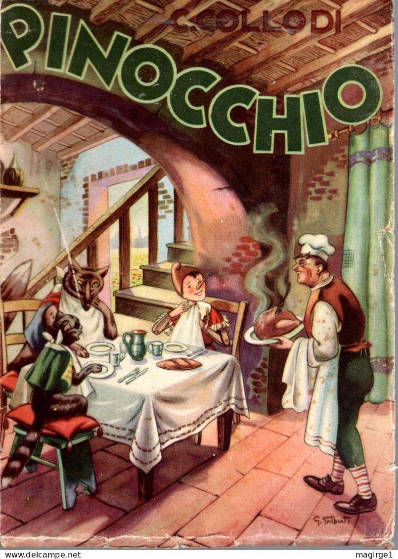 87 - Pinocchio, Le Avventure, Collodi Milano 1952 - Libri Antichi